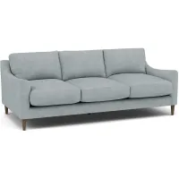 Mostny Sloped Track Arm Sofa Plus in Heavenly Robins Egg
