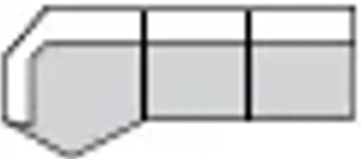 Nova 4-Pc. Sectional Left-Facing in Tech Artic