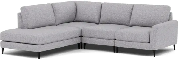 Nova 4-Pc. Sectional Left-Facing in Tech Granite