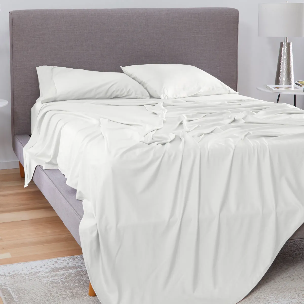 BedGear Basic White Twin Sheet Set