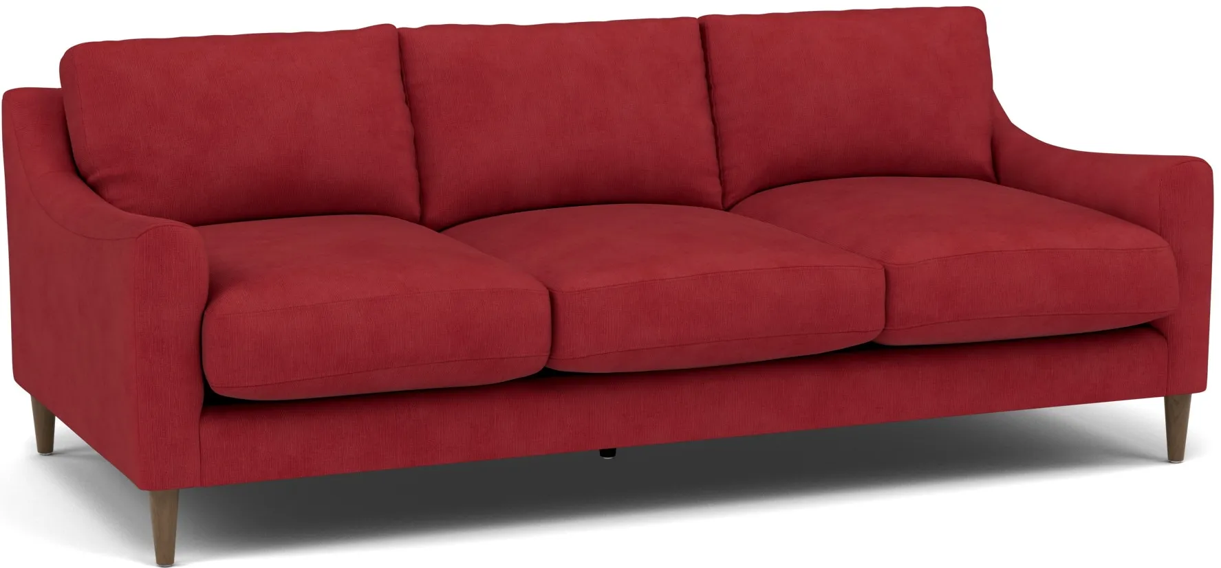 Mostny Sloped Track Arm Sofa Plus in Heavenly Mulbery