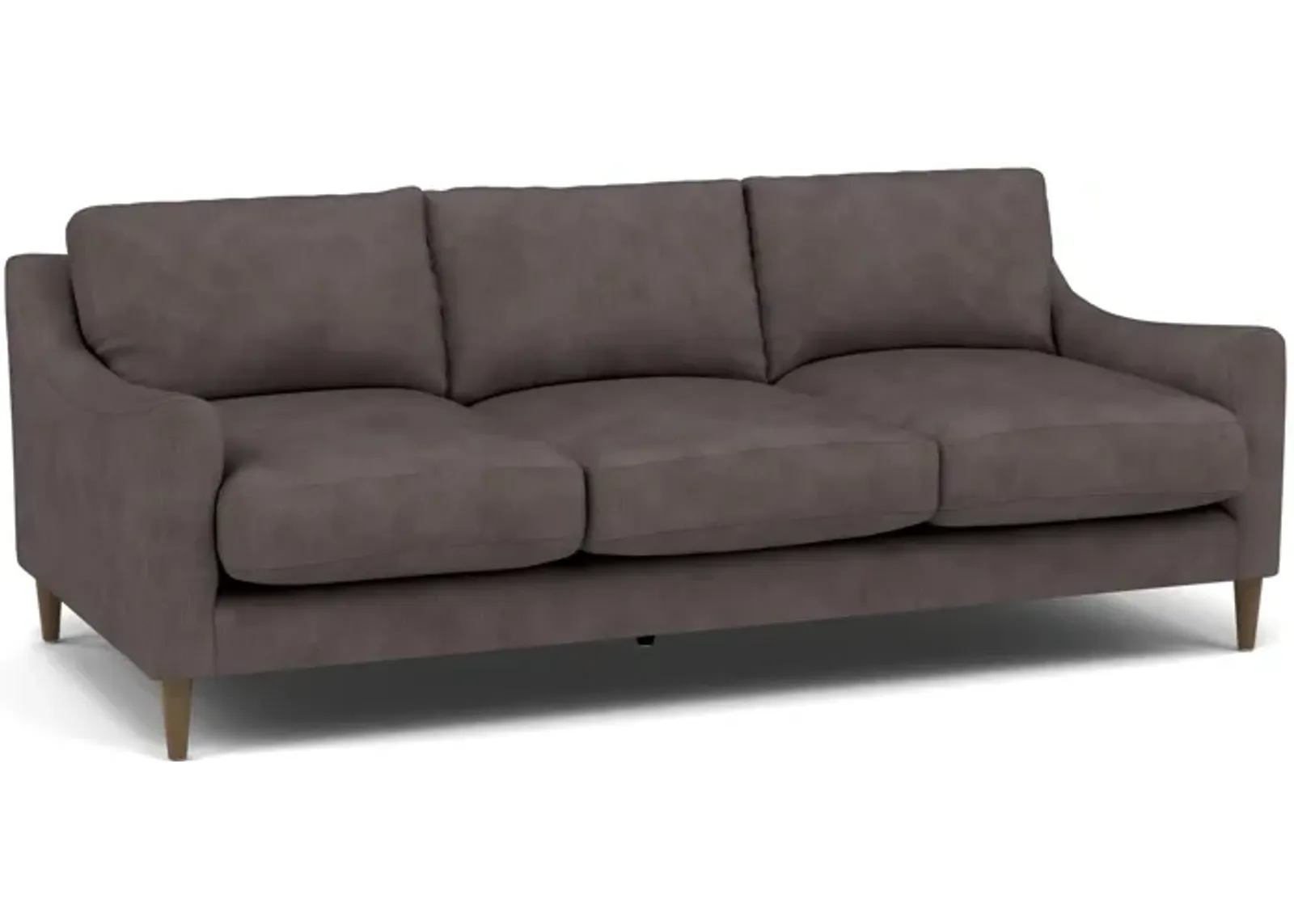 Mostny Sloped Track Arm Sofa Plus in Heavenly Mocha