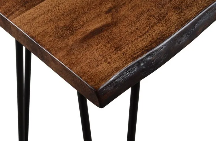 Live Edge Chestnut Console Bar Table