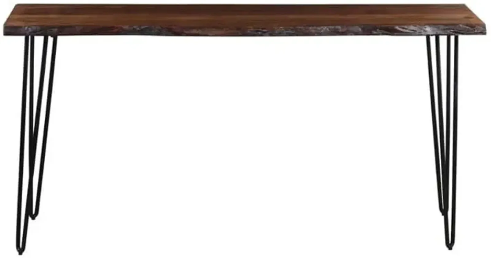 Live Edge Chestnut Console Bar Table