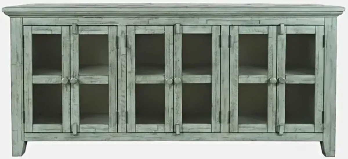 Rustic Shores Surfside 6 Door Low Cabinet