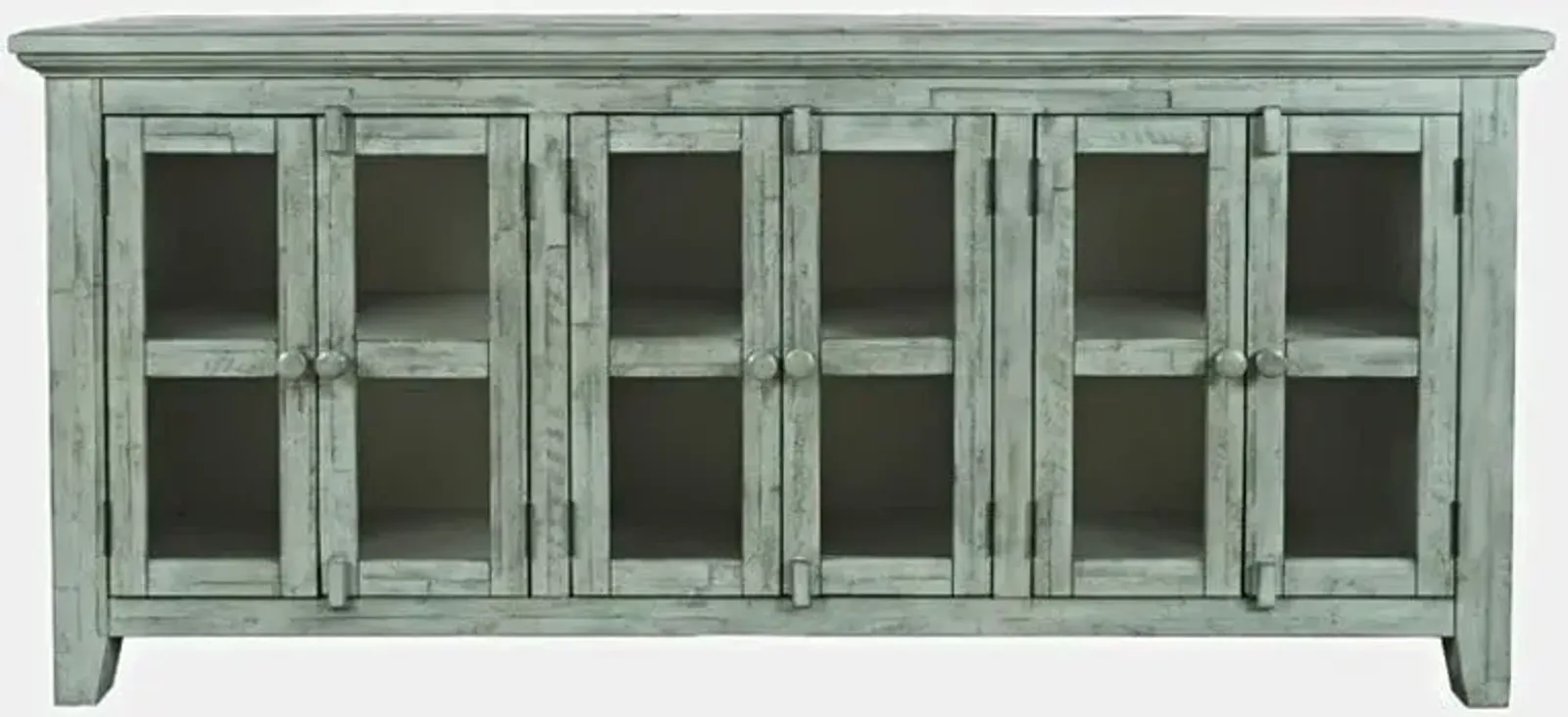 Rustic Shores Surfside 6 Door Low Cabinet