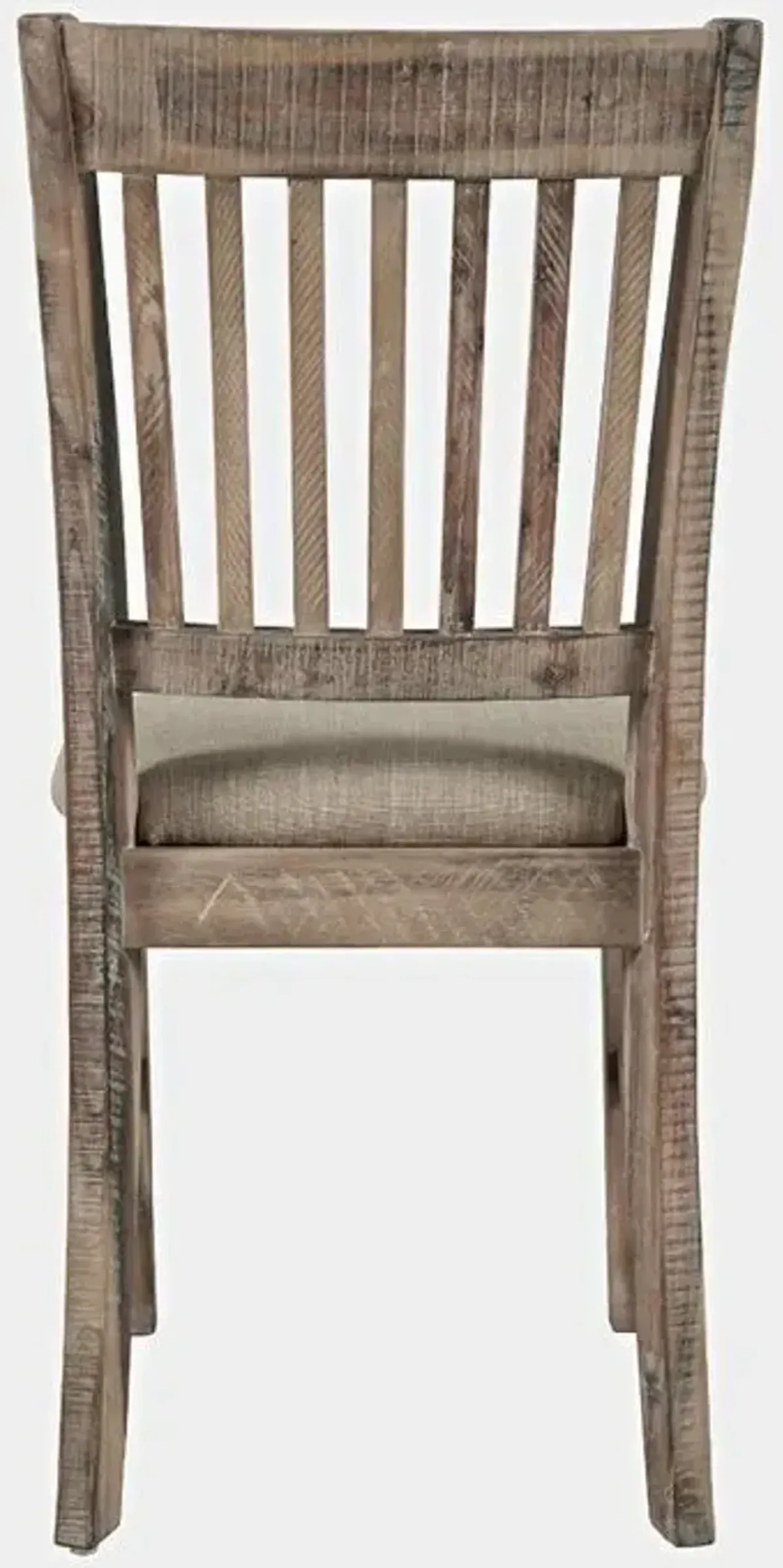 Rustic Shores Grey Wash Upholstered Desk Chair