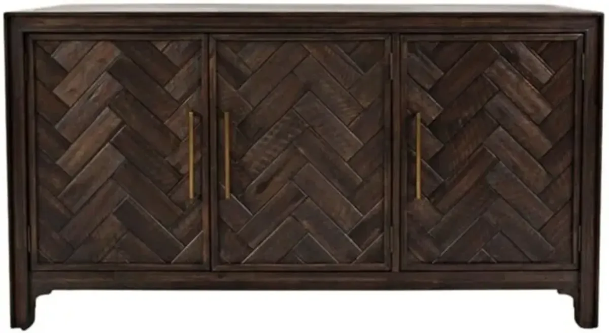 Gramercy Dark Chevron 60" Console