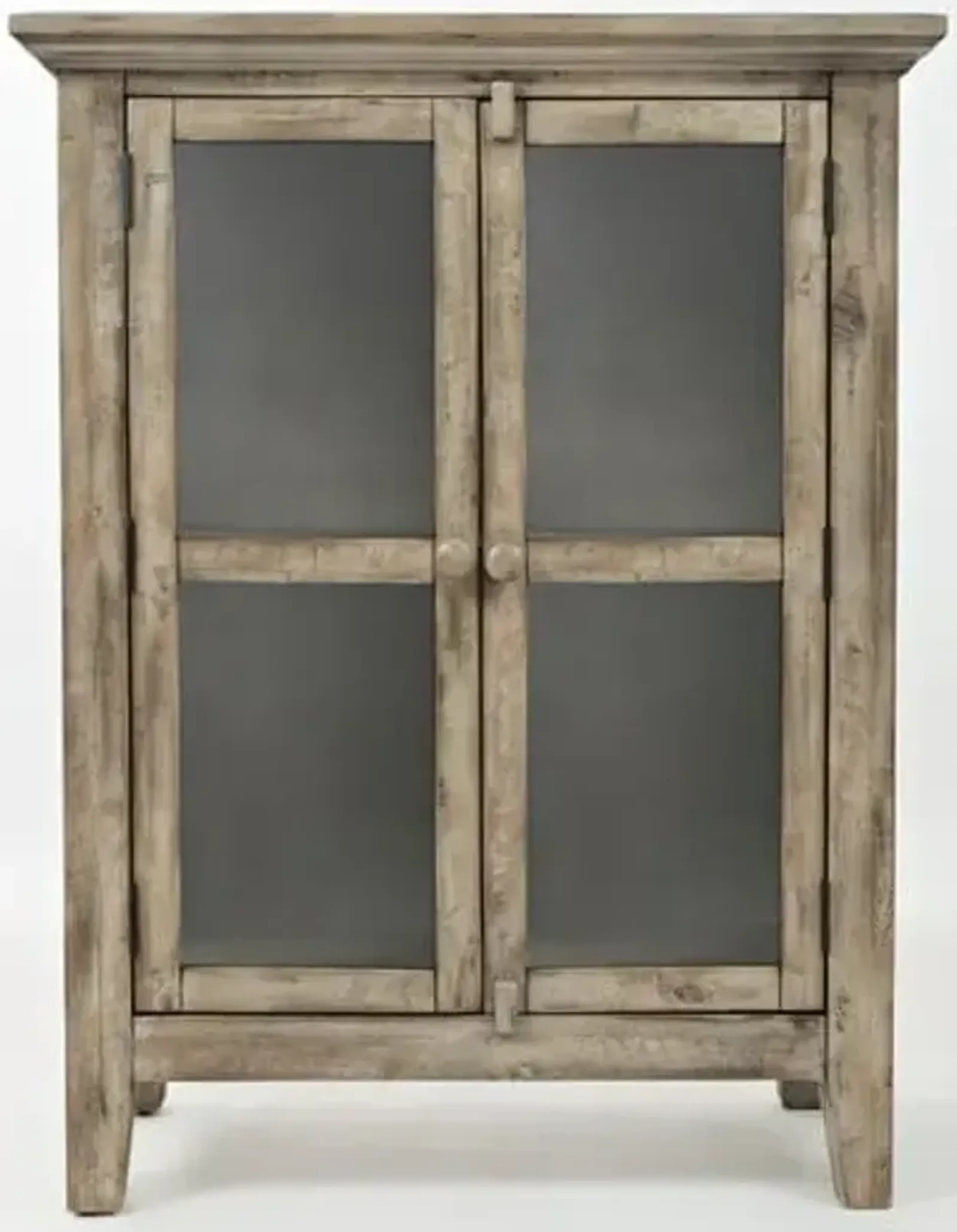 Rustic Shores Weathered Grey 2 Door High Cabinet