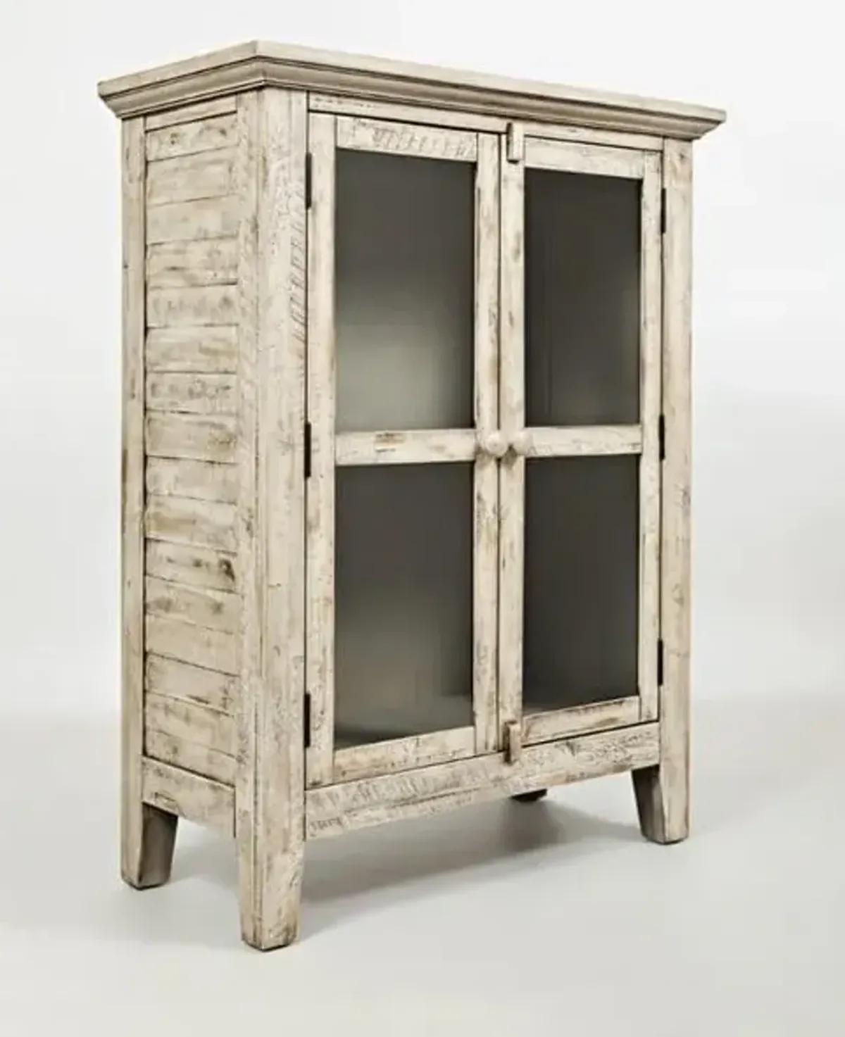 Rustic Shores Scrimshaw 2 Door High Cabinet