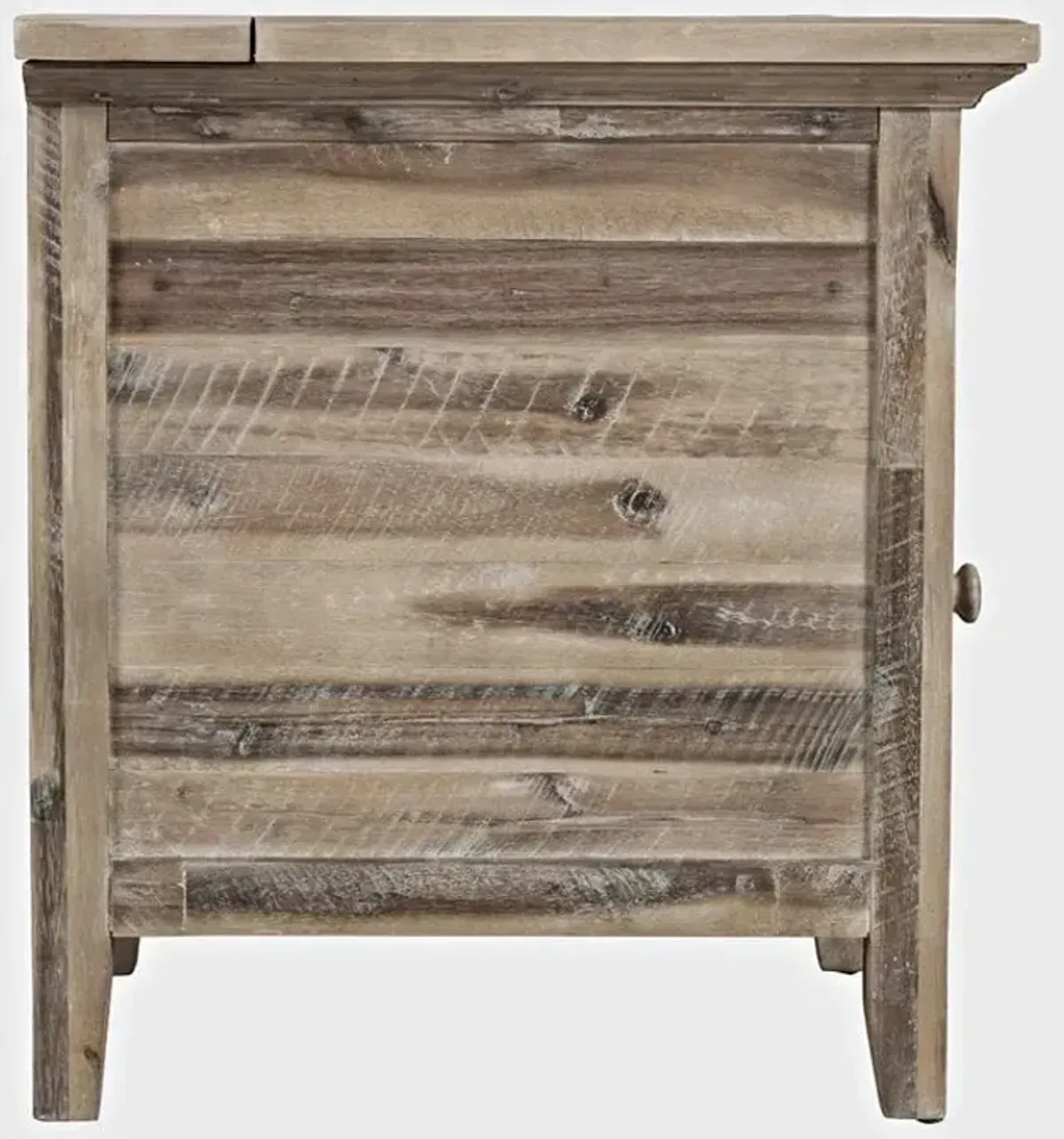 Rustic Shores Grey Wash Power Chairside