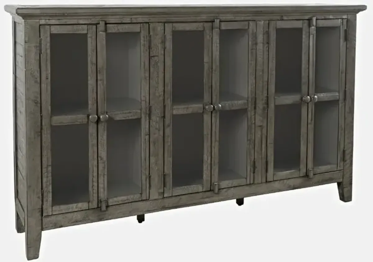 Rustic Shores Stone 6 Door High Cabinet