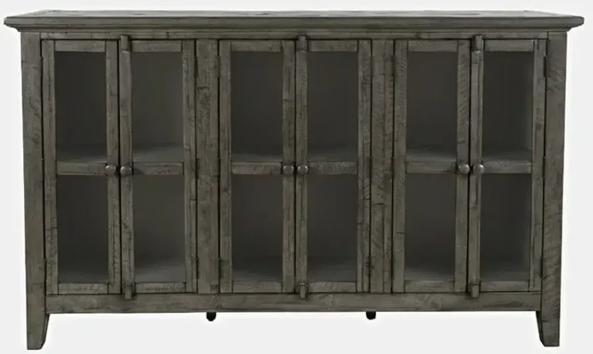 Rustic Shores Stone 6 Door High Cabinet