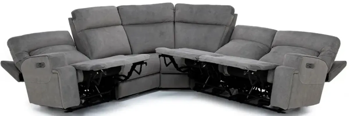 Royal 5-Pc. Fully Loaded Zero Gravity Reclining Modular with Wireless Remote