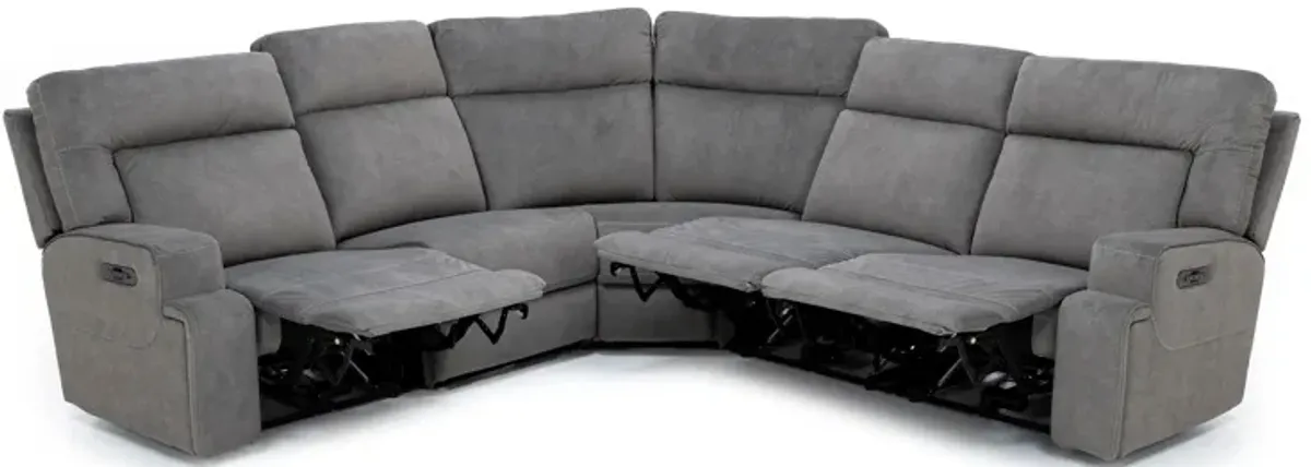 Royal 5-Pc. Fully Loaded Zero Gravity Reclining Modular with Wireless Remote