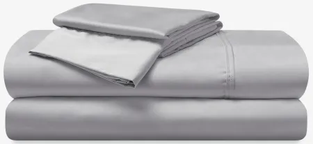 Hyper-Cotton Light Grey California King Sheet Set