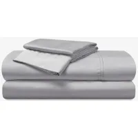 Hyper-Cotton Light Grey Twin XL Sheet Set