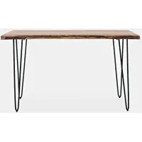 Live Edge Natural Console Bar Table