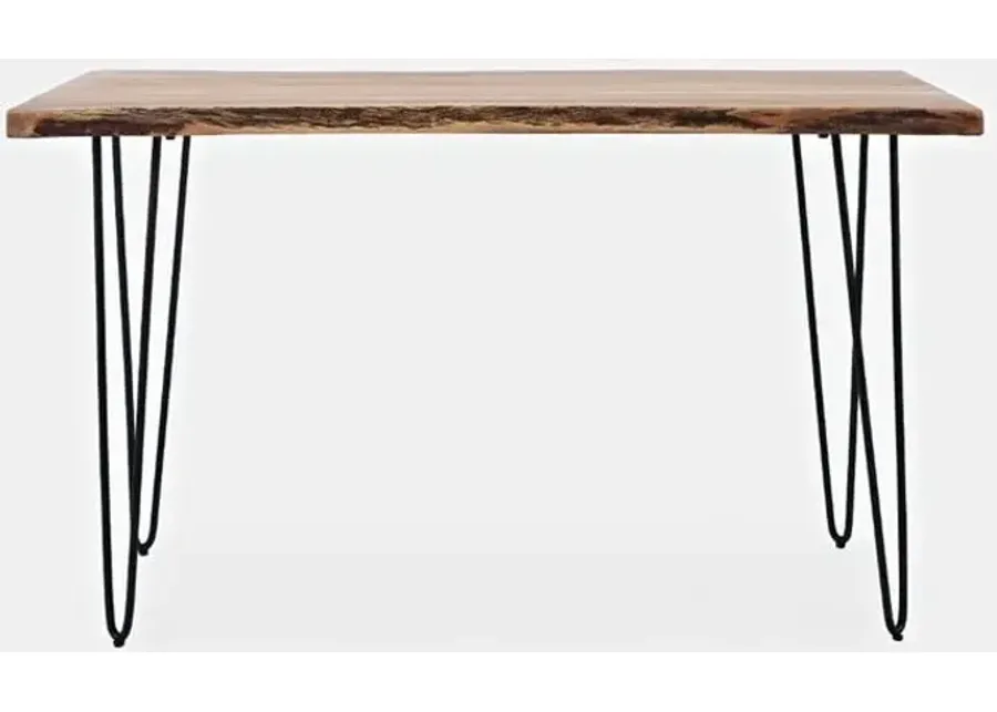 Live Edge Natural Console Bar Table