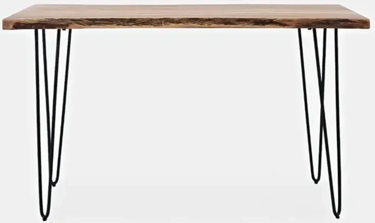 Live Edge Natural Console Bar Table