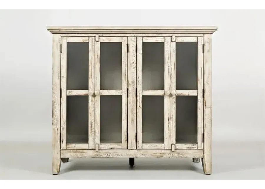 Rustic Shores Scrimshaw 4 Door High Cabinet