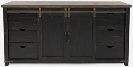Madison County Vintage Black 70" Console