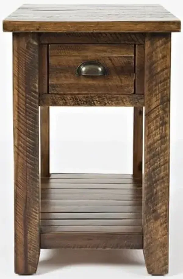 Artisan Craft Dakota Oak Chairside Table