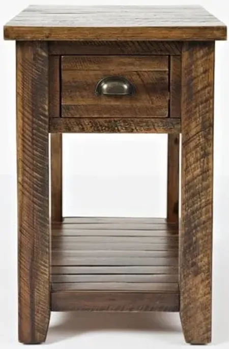 Artisan Craft Dakota Oak Chairside Table