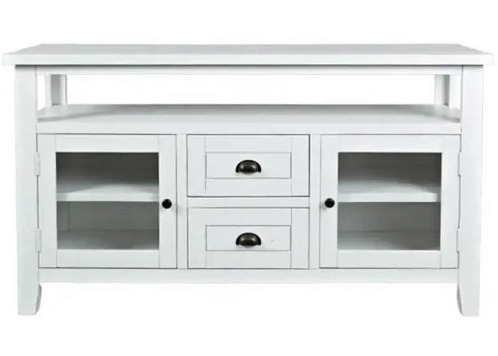 Artisan Craft Weathered White Storage Console