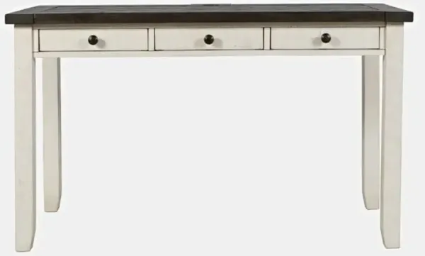 Madison County Vintage White Power Desk