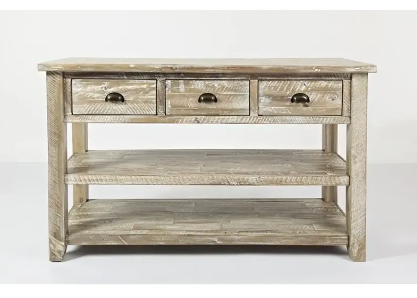 Artisan Craft Washed Grey Sofa Table