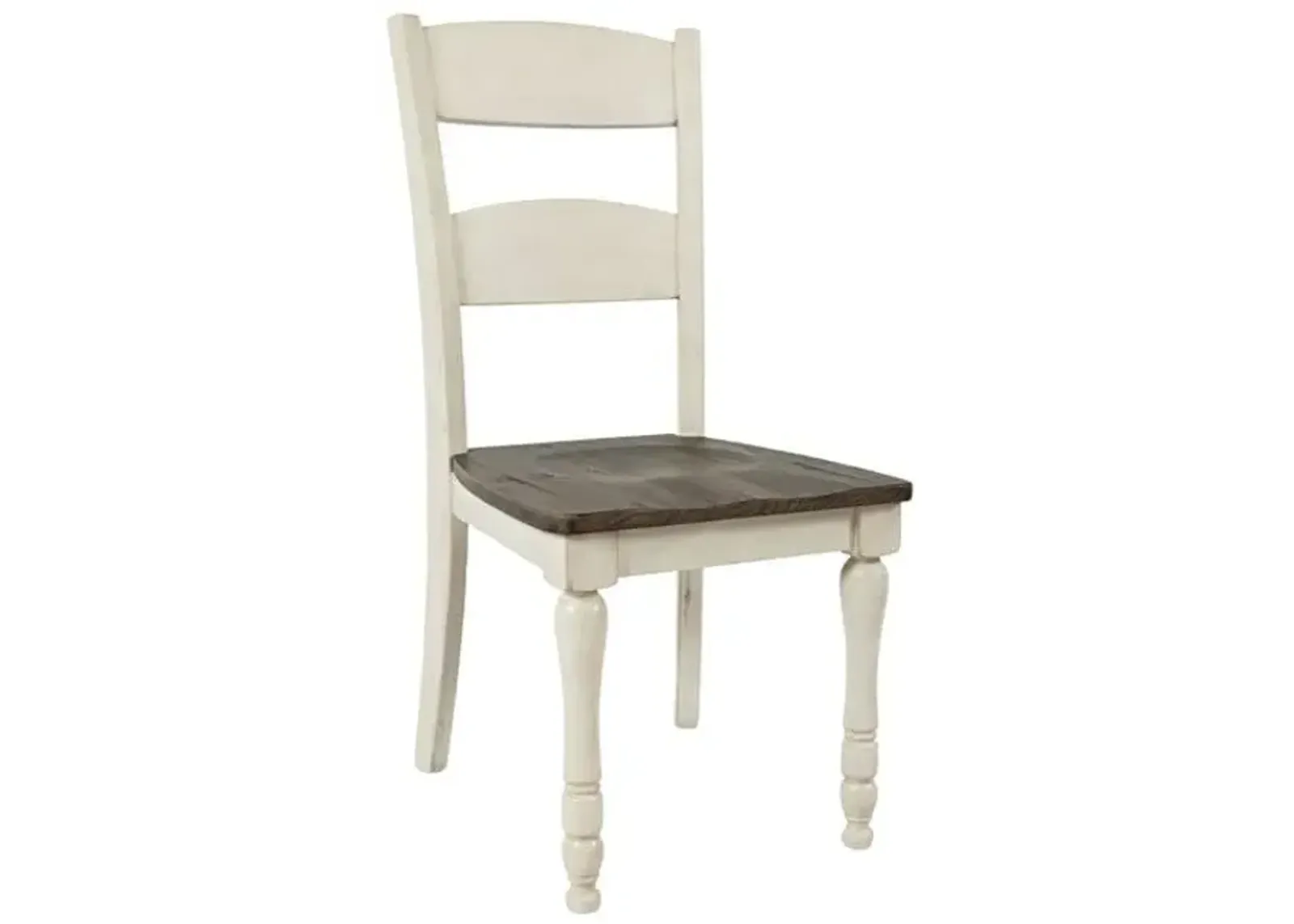 Madison County Vintage White Desk Chair