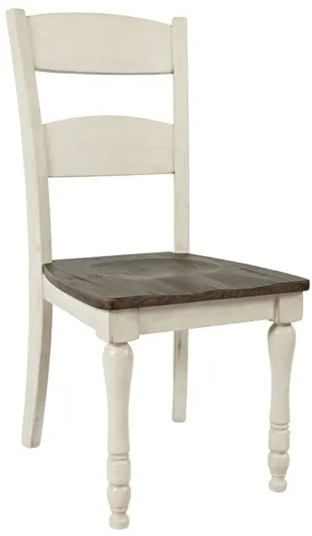Madison County Vintage White Desk Chair