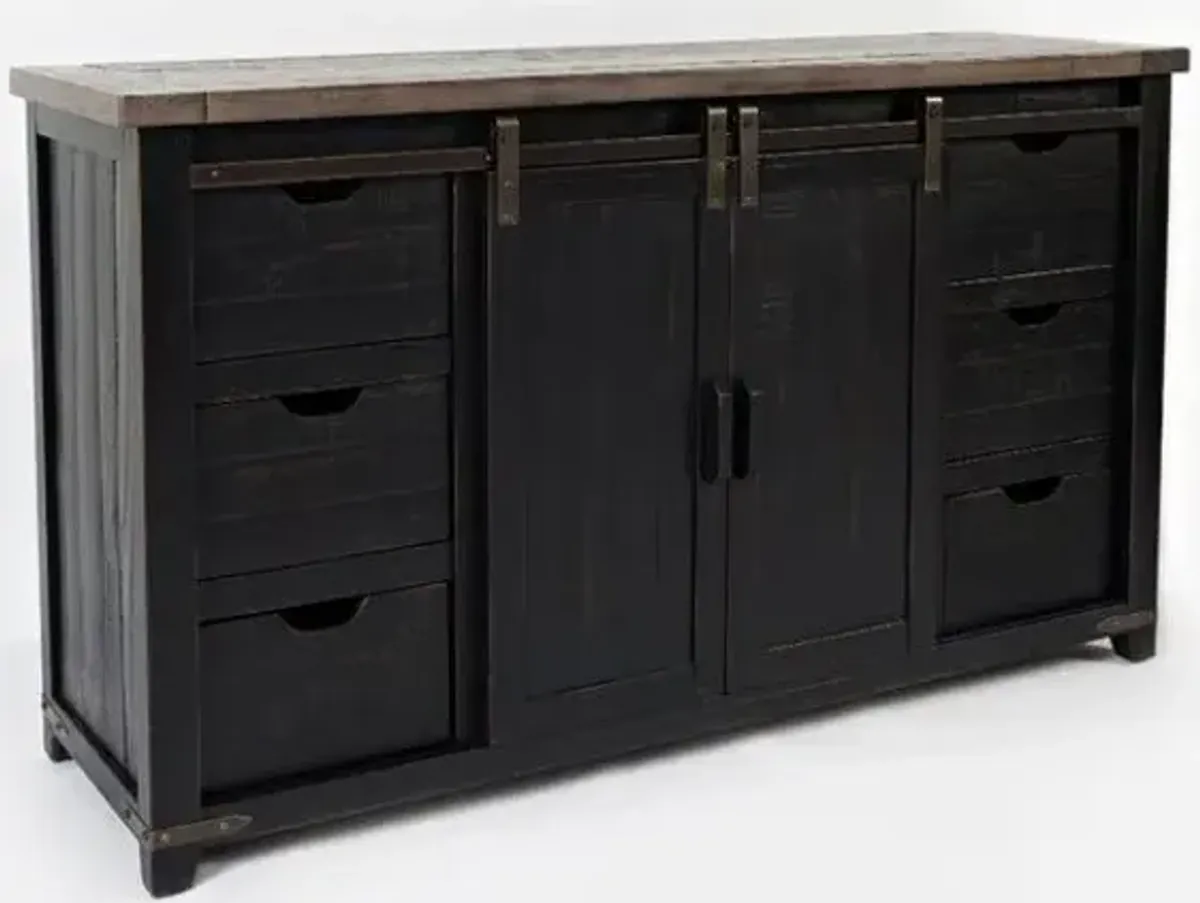 Madison County Vintage Black 60" Console