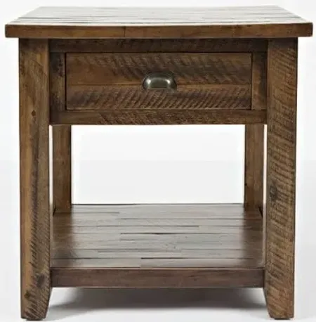 Artisan Craft Dakota Oak End Table