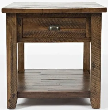 Artisan Craft Dakota Oak End Table