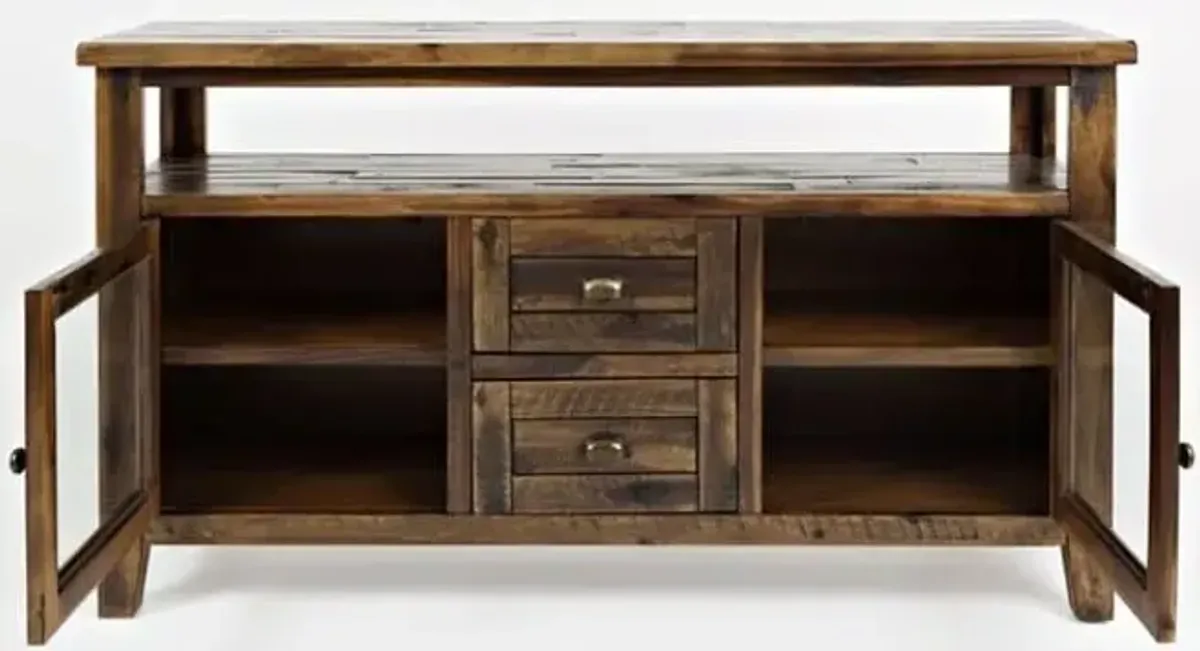 Artisan Craft Dakota Oak Storage Console