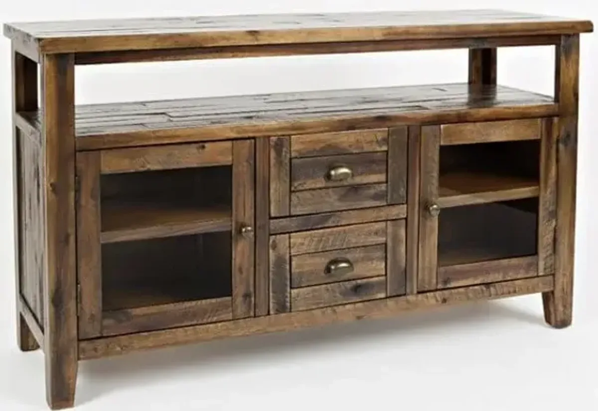 Artisan Craft Dakota Oak Storage Console