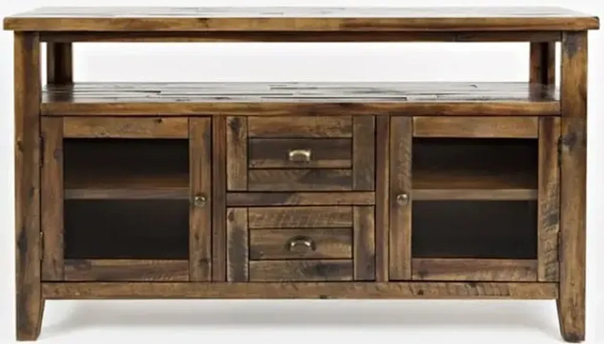 Artisan Craft Dakota Oak Storage Console