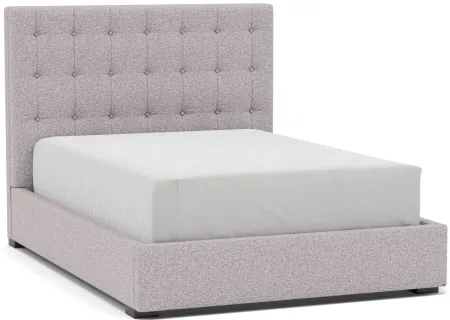 Abby Queen Upholstered Bed in Tech Stone