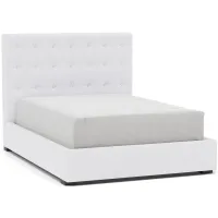 Abby Full Upholstered Bed in Tech Arctic