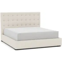 Abby King Upholstered Bed in Merit Pearl
