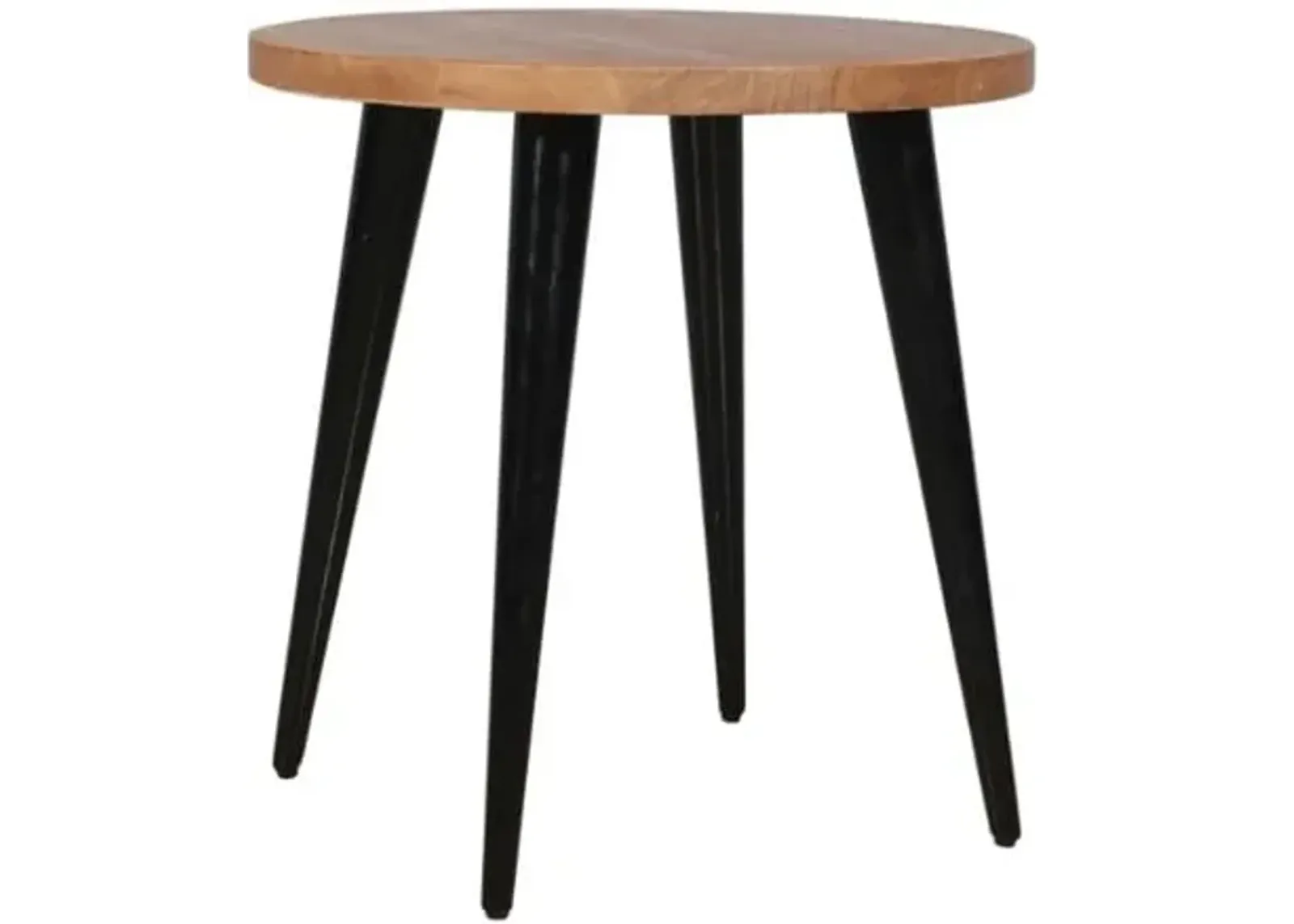 Prelude Suede Chairside Table