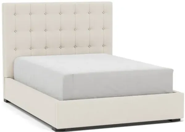 Abby Full Upholstered Bed in Merit Pearl