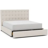 Abby King Upholstered Storage Bed in Merit Dove