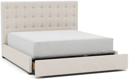 Abby King Upholstered Storage Bed in Merit Dove