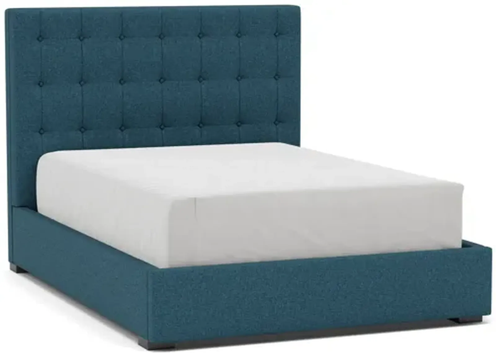 Abby Full Upholstered Bed in Merit Peacock