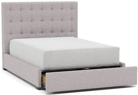 Abby Full Upholstered Storage Bed in Tech Stone