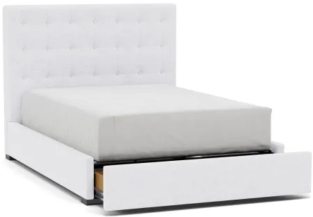 Abby Queen Upholstered Storage Bed in Tech Arctic