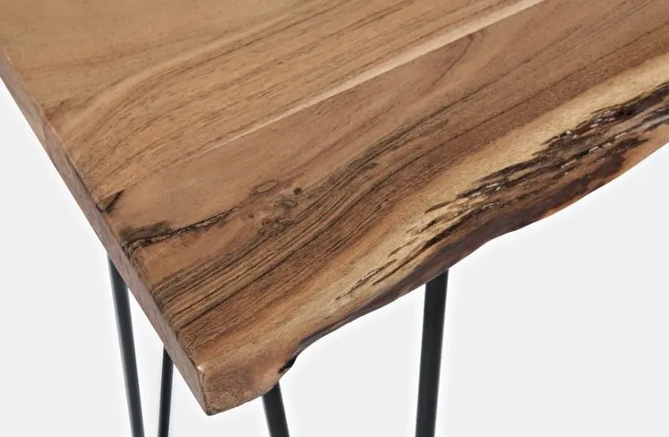 Live Edge Natural Sofa Table Table